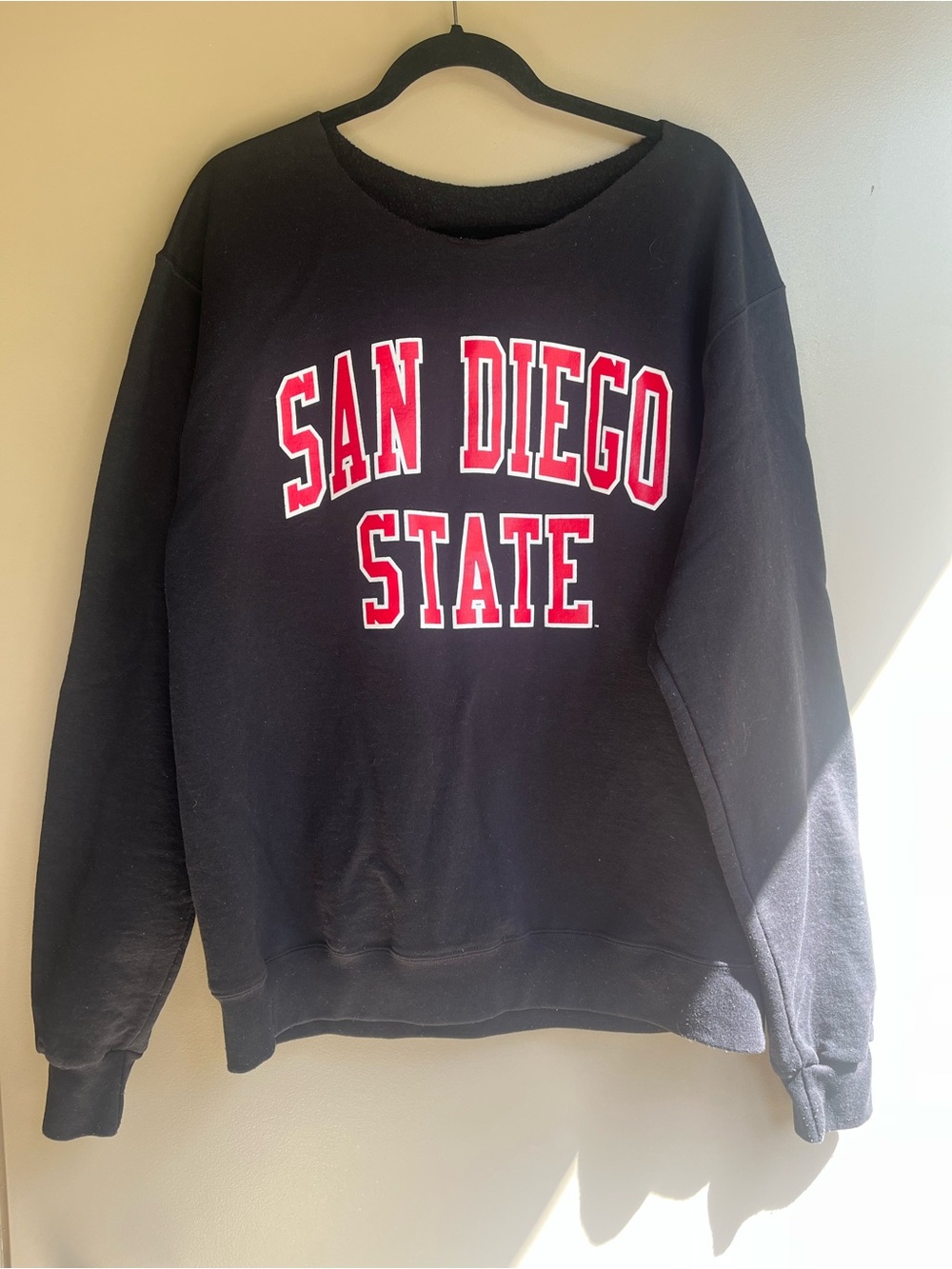 San Diego State Black Pullover Sweatshirt